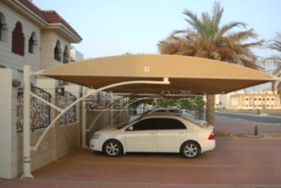 Bottom Support Cantilever Parking Shade design