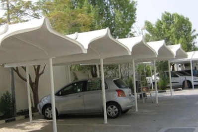 GRP Islamic Arch Design Car Parking Shades design