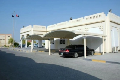 K Span Car Parking Shade design